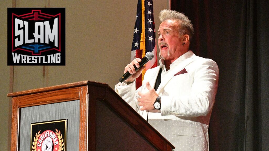 Men's Wrestling Award winner Marcus "Buff" Bagwell at the Cauliflower Alley Club reunion at the Plaza Hotel & Casino in Las Vegas on Wednesday, August 21, 2024. Photo by Scott Romer