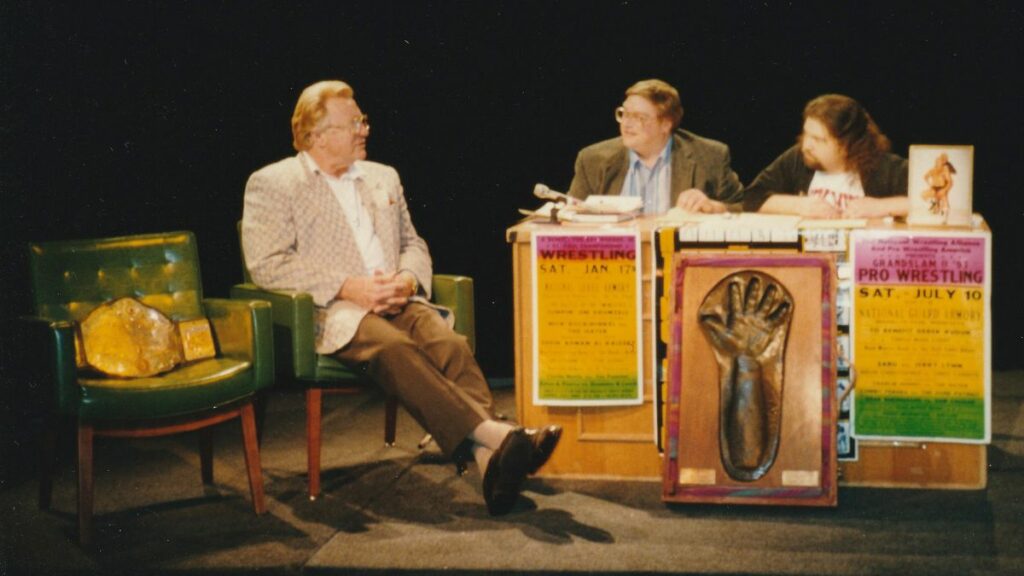 Nick Bockwinkel with Donn Searles and Donn Wingate on The Prima-Donns.