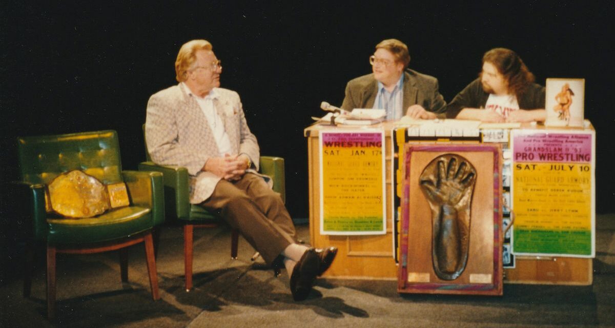 Nick Bockwinkel with Donn Searles and Donn Wingate on The Prima-Donns.