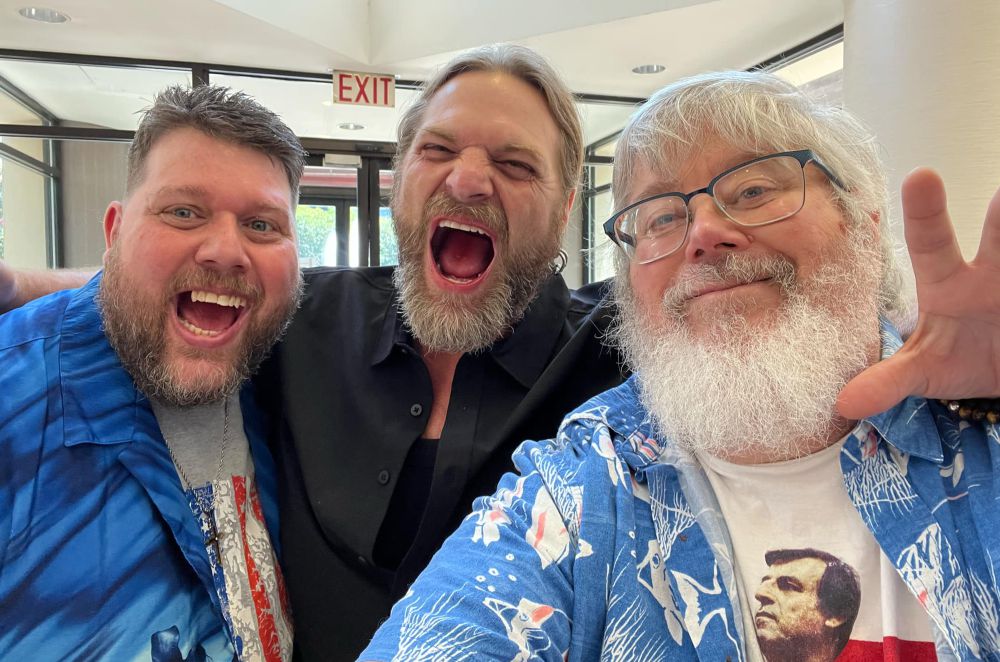 Joey Nuggs, Timber and Greg "Count Grog" Mosorjak at The Gathering in August 2024. 