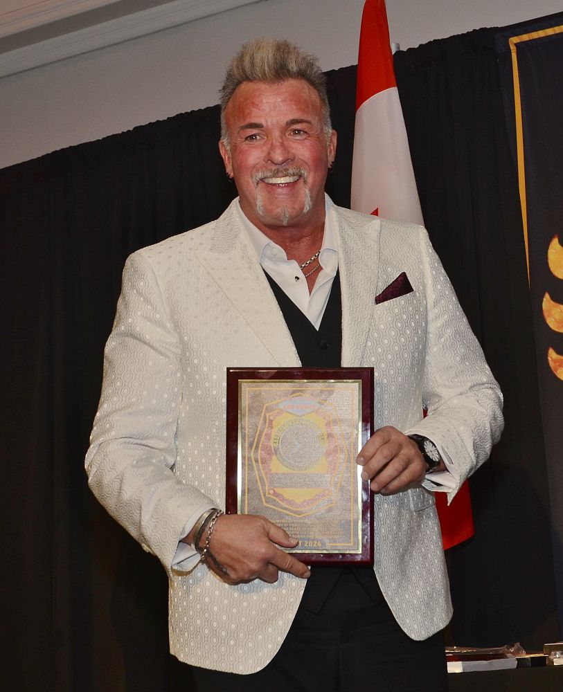 Men's Wrestling Award winner Marcus "Buff" Bagwell at the Cauliflower Alley Club reunion at the Plaza Hotel & Casino in Las Vegas on Wednesday, August 21, 2024. Photo by Brad McFarlin