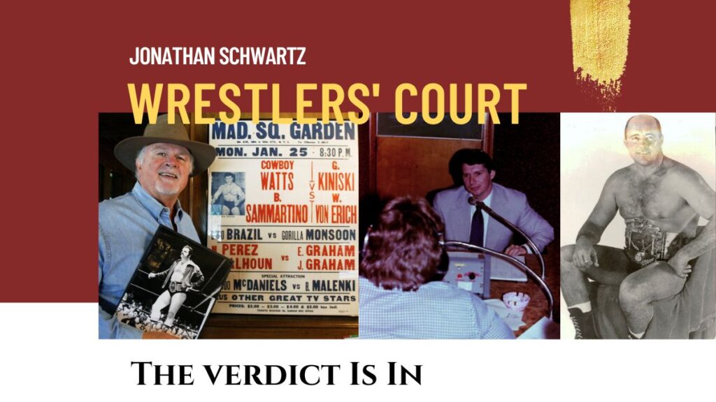 Bill Watts; Vince McMahon is interviewed, photo by John Arezzi; Verne Gagne