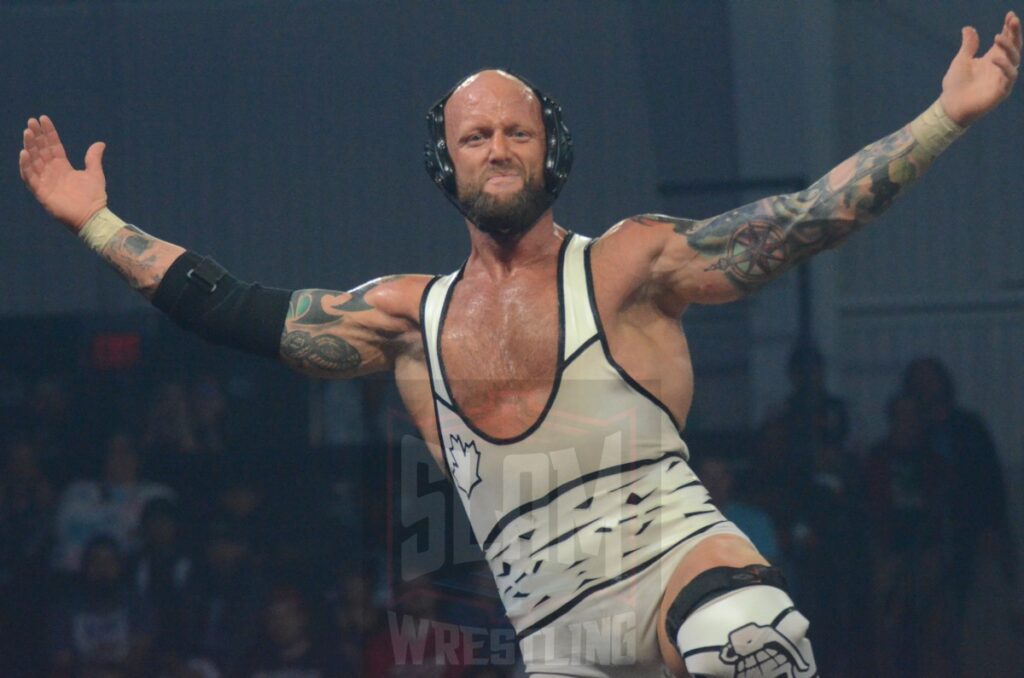 Josh Alexander at TNA Bound For Glory at the Wayne State University Fieldhouse in Detroit, Michigan, on Saturday, October 26, 2024. Photo by Brad McFarlin