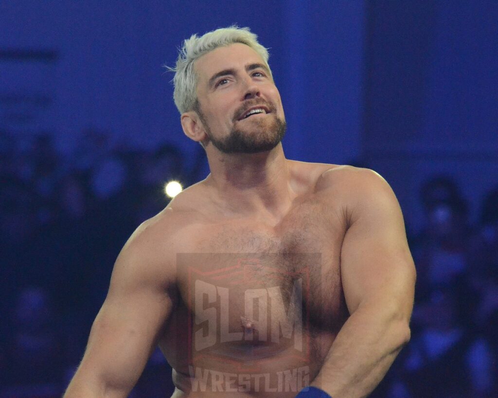 Joe Hendry at TNA Bound For Glory at the Wayne State University Fieldhouse in Detroit, Michigan, on Saturday, October 26, 2024. Photo by Brad McFarlin