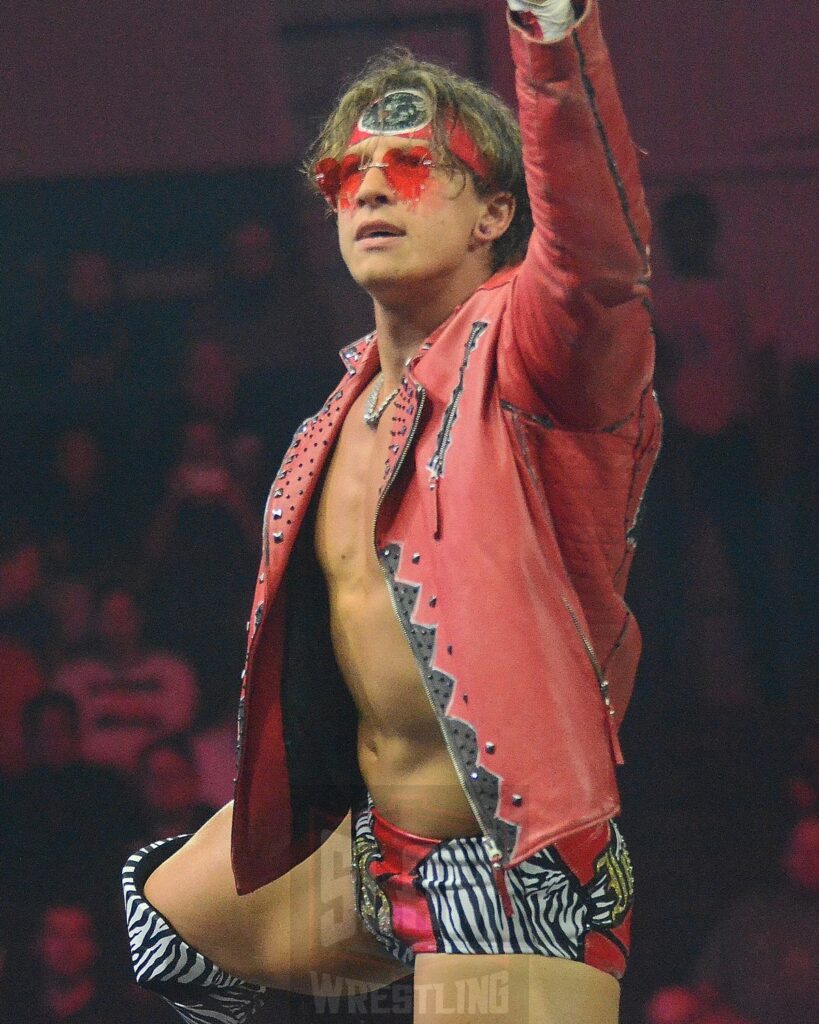 Ace Austin at TNA Bound For Glory at the Wayne State University Fieldhouse in Detroit, Michigan, on Saturday, October 26, 2024. Photo by Brad McFarlin