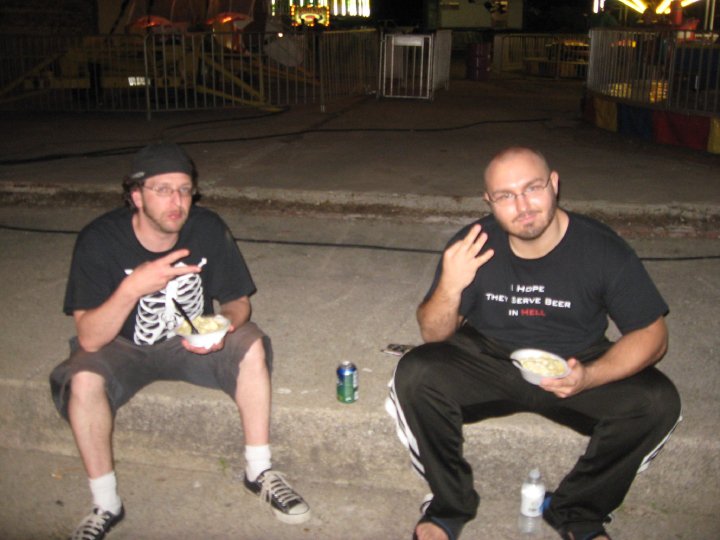 Danny Dealz and Jeremiah Plunkett, circa 2010. Photo by Shawn Wilkins