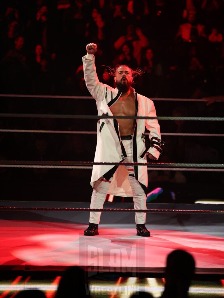 Andrade at WWE Smackdown on Friday, October 25, 2024, at the Barclays Center in Brooklyn, NY. Photo by George Tahinos, https://georgetahinos.smugmug.com