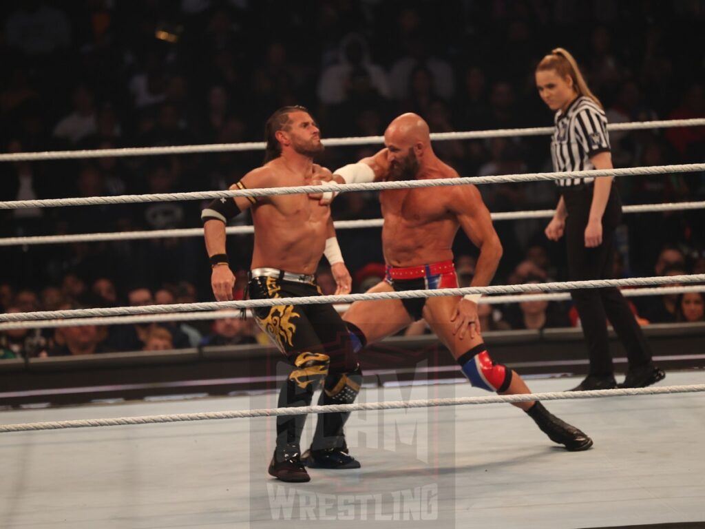 Tag Team Championship Number One Contender’s match: DIY vs. Motor City Machine Guns at WWE Smackdown on Friday, October 25, 2024, at the Barclays Center in Brooklyn, NY. Photo by George Tahinos, https://georgetahinos.smugmug.com