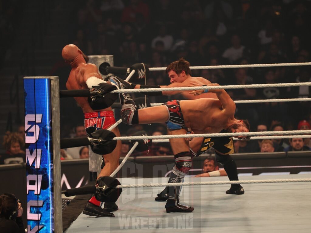 Tag Team Championship Number One Contender’s match: DIY vs. Motor City Machine Guns at WWE Smackdown on Friday, October 25, 2024, at the Barclays Center in Brooklyn, NY. Photo by George Tahinos, https://georgetahinos.smugmug.com