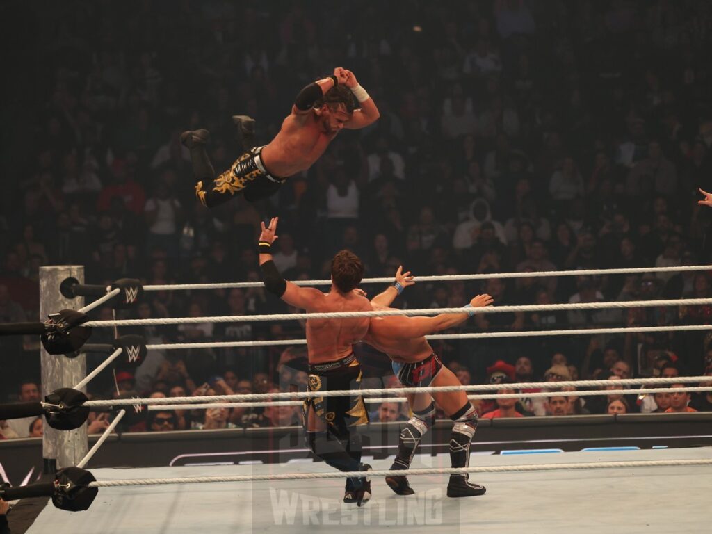 Tag Team Championship Number One Contender’s match: DIY vs. Motor City Machine Guns at WWE Smackdown on Friday, October 25, 2024, at the Barclays Center in Brooklyn, NY. Photo by George Tahinos, https://georgetahinos.smugmug.com