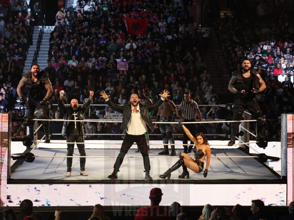 The Final Testament at WWE Monday Night Raw at the Wells Fargo Center in Philadelphia, PA, on October 21, 2024. Photo by George Tahinos, georgetahinos.smugmug.com