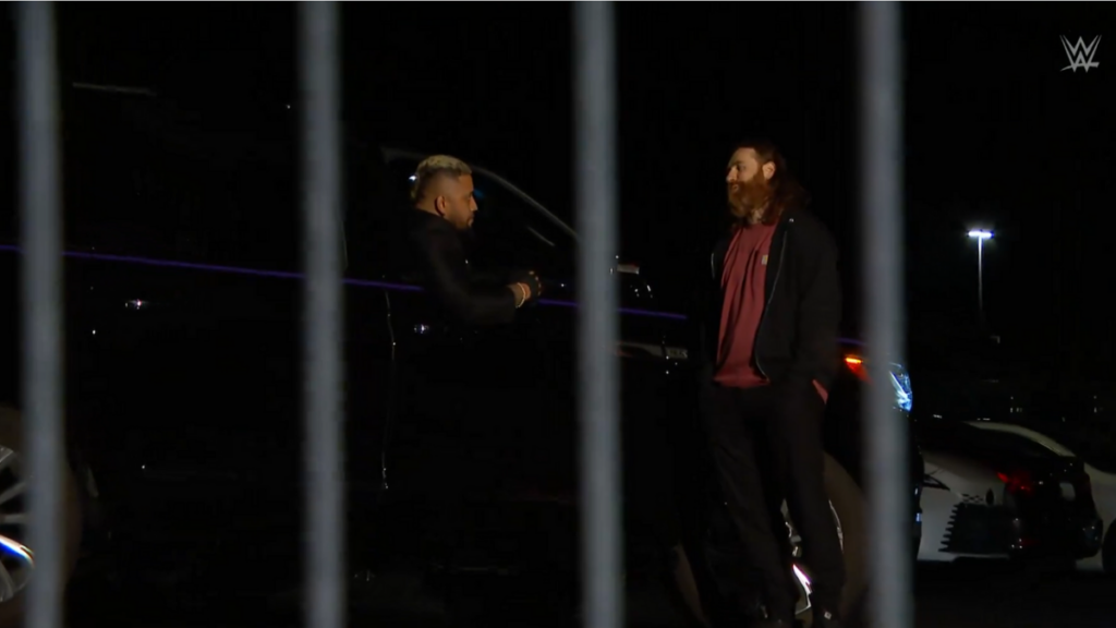 Sami Zayn meets with Solo Sikoa