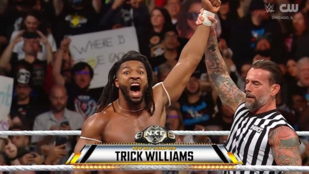 Trick Williams regains the NXT championship.