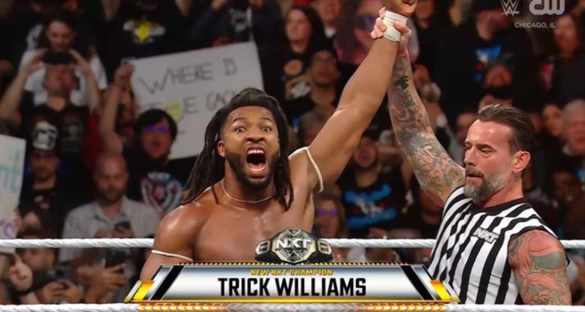 Trick Williams regains the NXT championship.