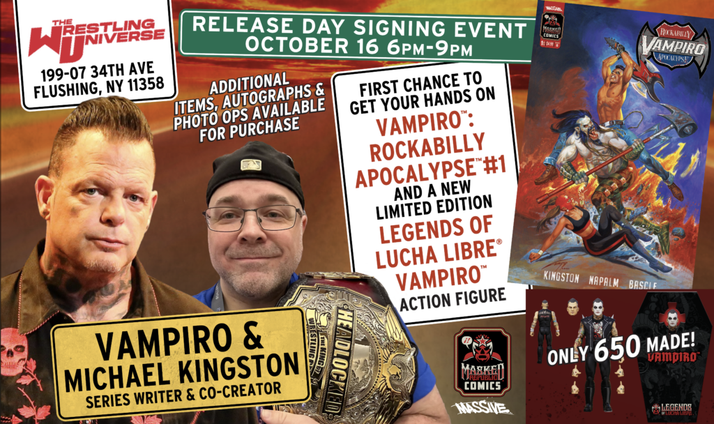 Wrestling Universe Signing Event and Figure Reveal