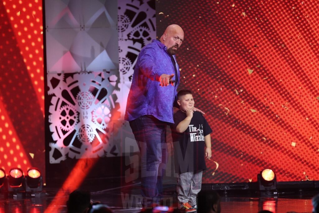 Paul Wight with "The Rizzler" Christian Joseph at AEW Full Gear on Saturday, November 23, 2024, at the Prudential Center in Newark, NJ. Photo by George Tahinos, https://georgetahinos.smugmug.com