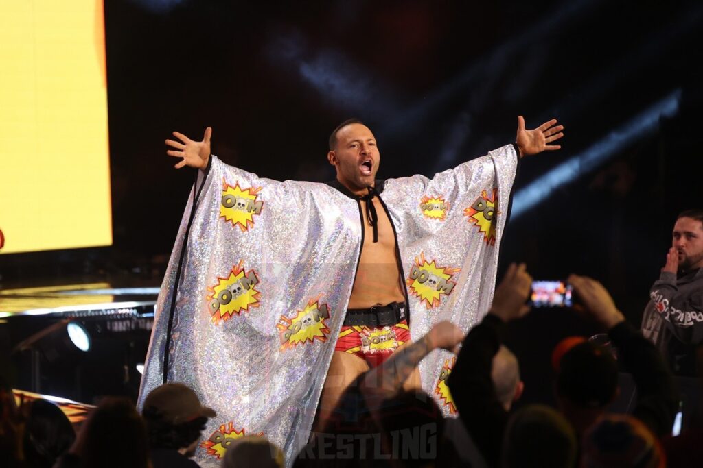 Q.T. Marshall at AEW Full Gear on Saturday, November 23, 2024, at the Prudential Center in Newark, NJ. Photo by George Tahinos, https://georgetahinos.smugmug.com