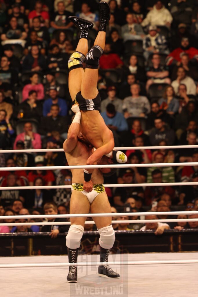 MJF vs. Roderick Strong at AEW Full Gear on Saturday, November 23, 2024, at the Prudential Center in Newark, NJ. Photo by George Tahinos, https://georgetahinos.smugmug.com