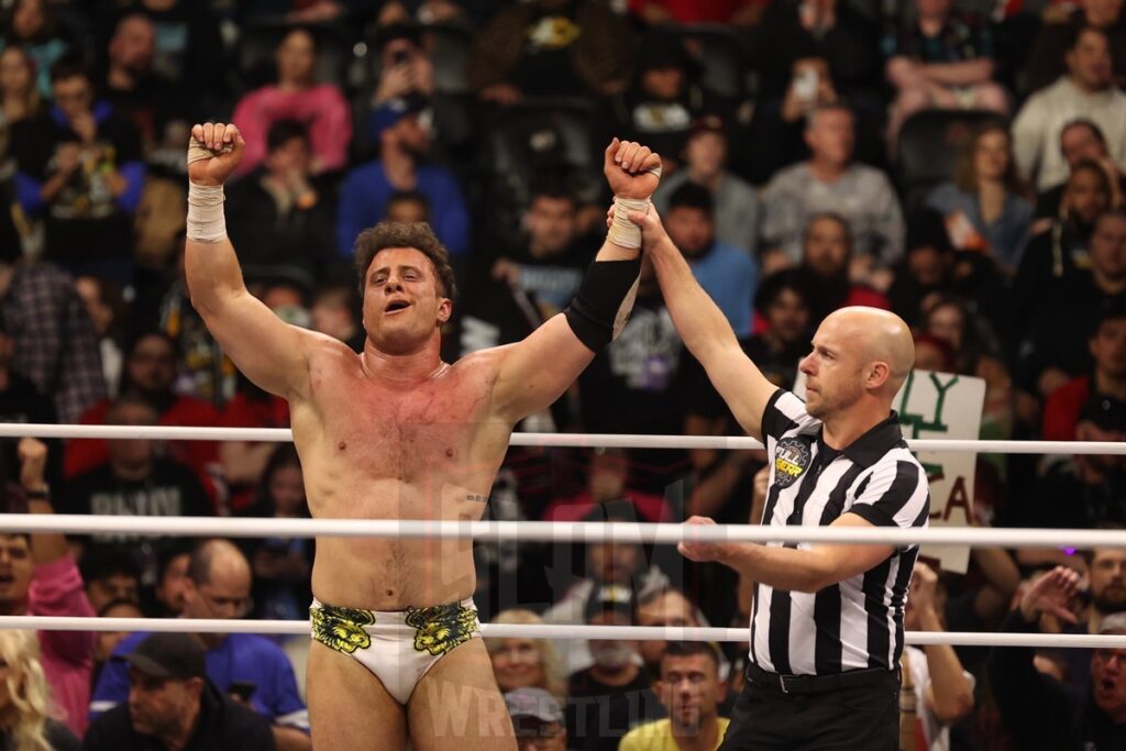 MJF defeats Roderick Strong at AEW Full Gear on Saturday, November 23, 2024, at the Prudential Center in Newark, NJ. Photo by George Tahinos, https://georgetahinos.smugmug.com