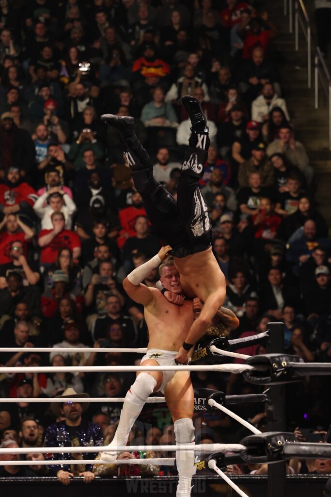 Will Ospreay vs. Kyle Fletcher at AEW Full Gear on Saturday, November 23, 2024, at the Prudential Center in Newark, NJ. Photo by George Tahinos, https://georgetahinos.smugmug.com