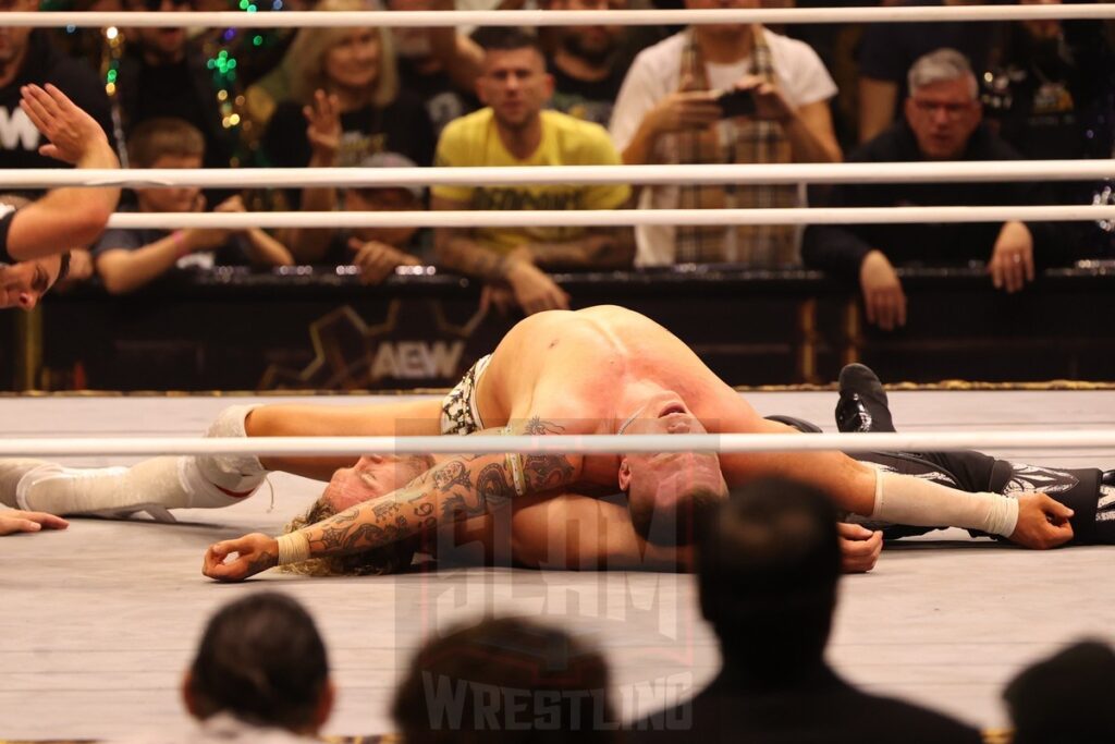 Will Ospreay vs. Kyle Fletcher at AEW Full Gear on Saturday, November 23, 2024, at the Prudential Center in Newark, NJ. Photo by George Tahinos, https://georgetahinos.smugmug.com