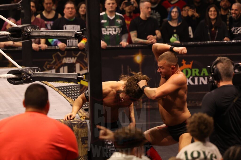 AEW TNT Championship Match: Jack Perry (c) vs. Daniel Garcia at AEW Full Gear on Saturday, November 23, 2024, at the Prudential Center in Newark, NJ. Photo by George Tahinos, https://georgetahinos.smugmug.com