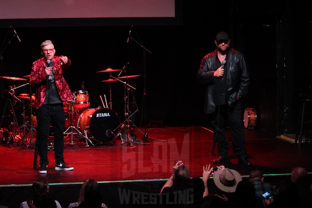 Dave LaGreca and Bully Ray at 'Dave and Bully Take Manhattan' on Tuesday, November 26, 2024, at the Gramercy Theatre in New York, NY. Photo by George Tahinos, https://georgetahinos.smugmug.com