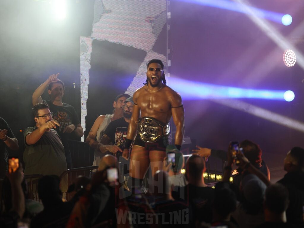 Trick Williams at NXT on Wednesday, November 6, 2024, at the 2300 Arena, in Philadelphia, PA. Photo by George Tahinos, https://georgetahinos.smugmug.com