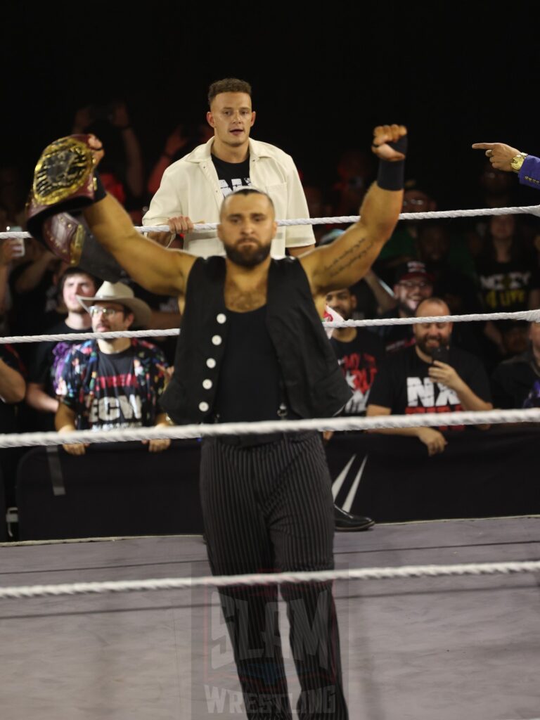 North American Champion Tony D’Angelo at NXT on Wednesday, November 6, 2024, at the 2300 Arena, in Philadelphia, PA. Photo by George Tahinos, https://georgetahinos.smugmug.com