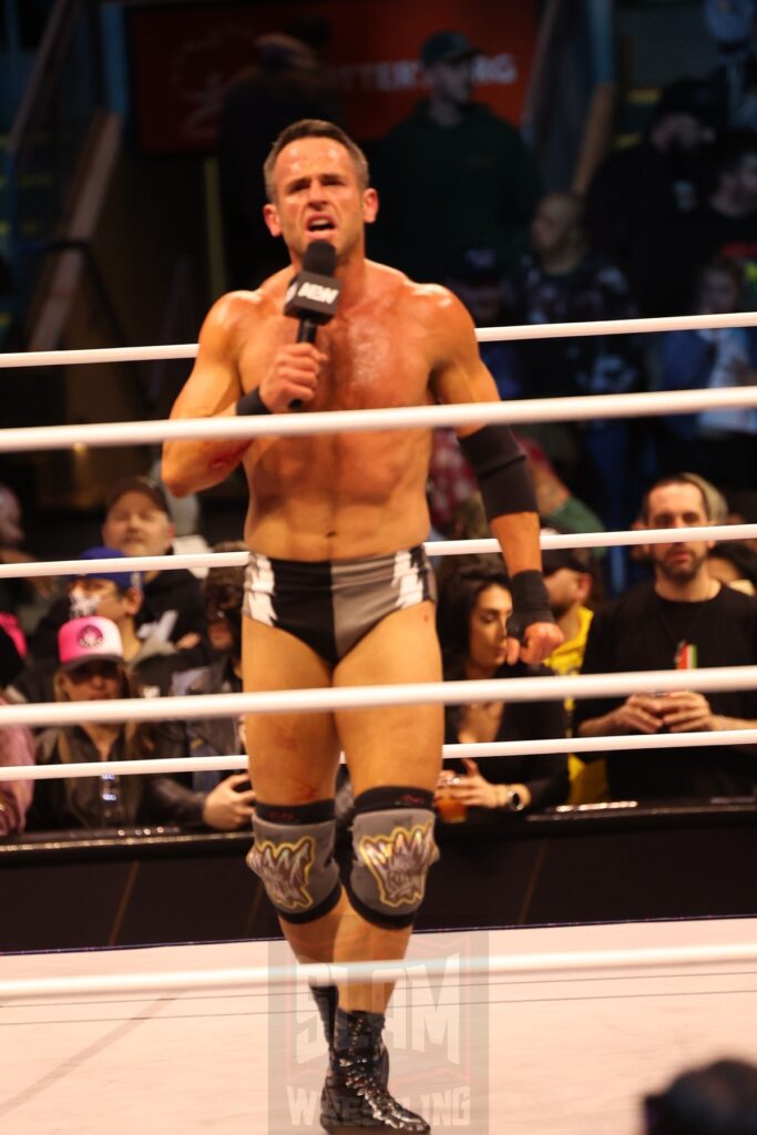 Roderick Strong at AEW Dynamite on Wednesday, November 13, 2024, at the Total Mortgage Arena, in Bridgeport, Connecticut. Photo by George Tahinos, georgetahinos.smugmug.com