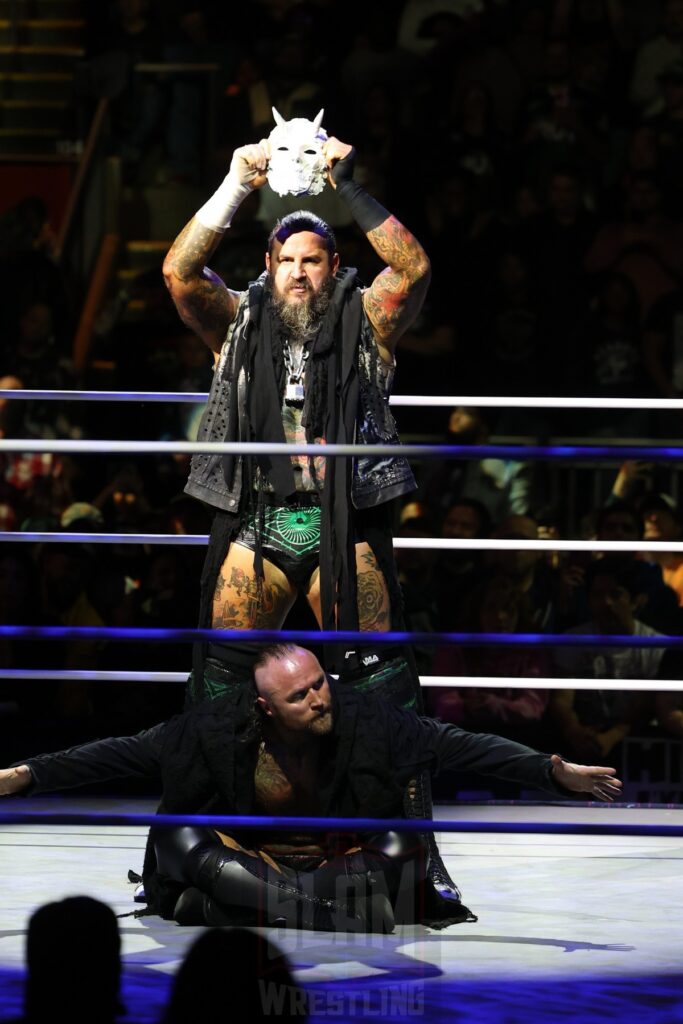 House of Black (Malakai Black and Brody King) at AEW Dynamite on Wednesday, November 13, 2024, at the Total Mortgage Arena, in Bridgeport, Connecticut. Photo by George Tahinos, georgetahinos.smugmug.com