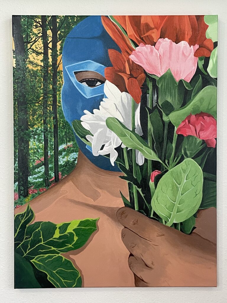 "Flower Picking" painting by Lee Moriarty