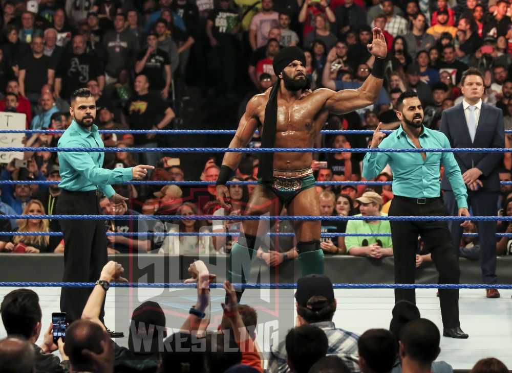 Jinder Mahal and the Singh brothers in May 2017. Photo by Ricky Havlik, https://www.instagram.com/havlik_photo/