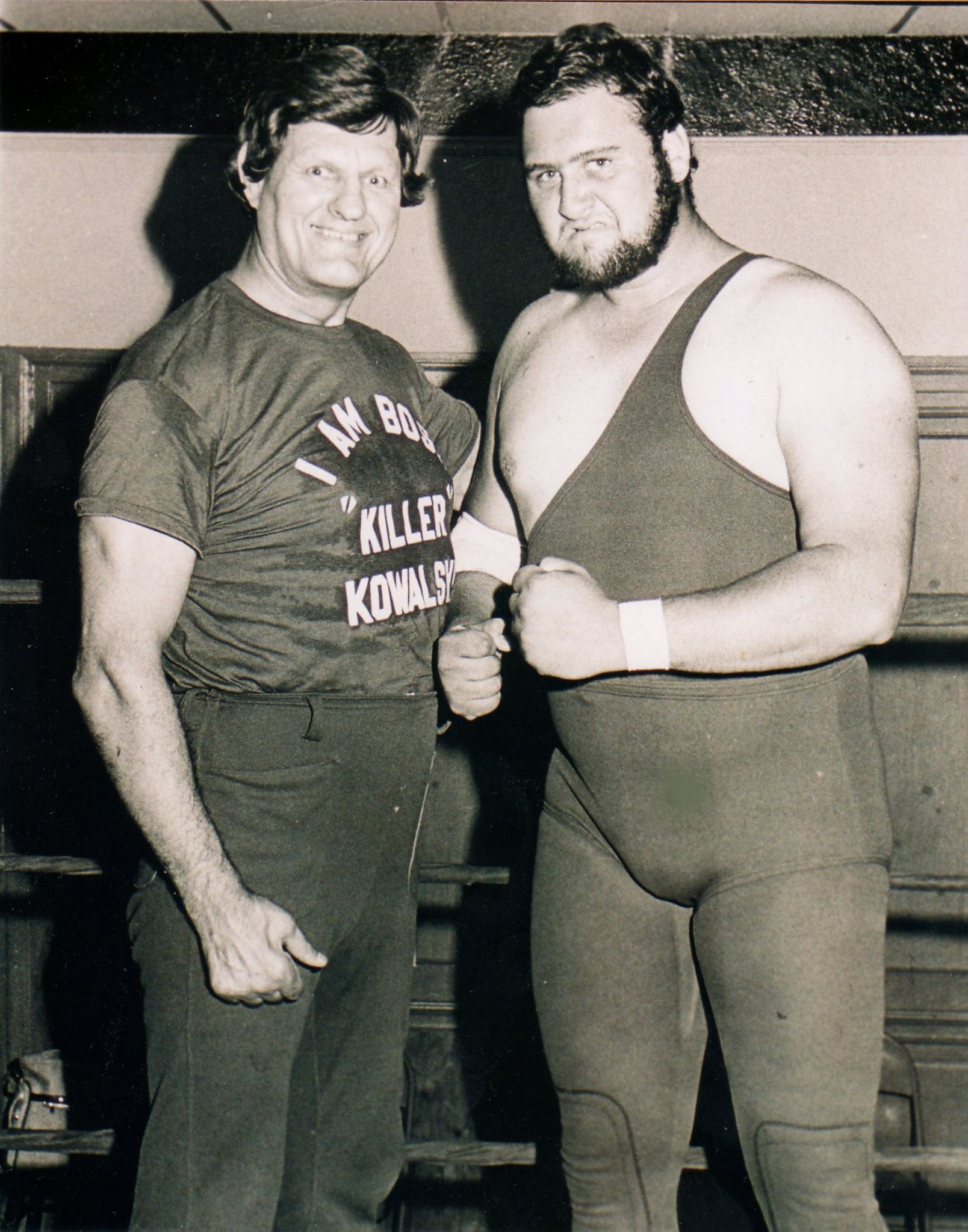 Killer Kowalski and Scott L. Schwartz as Giant David.