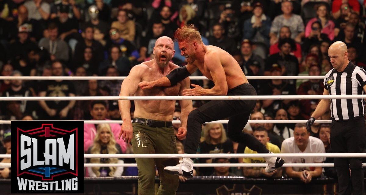 Jon Moxley (c) vs. Orange Cassidy at AEW Full Gear on Saturday, November 23, 2024, at the Prudential Center in Newark, NJ. Photo by George Tahinos, https://georgetahinos.smugmug.com