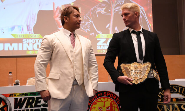 Tough talk at Wrestle Kingdom 19 press conference