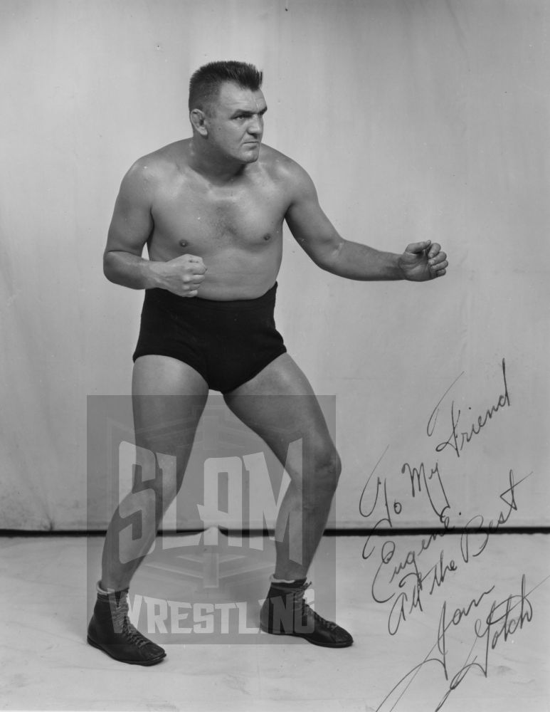 A signed Jan Gotch photo. Greg Oliver collection