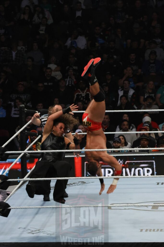 United States Championship Match: LA Knight (c) vs. Shinsuke Nakamura at WWE Survivor Series: War Games, at the Rogers Arena in Vancouver, BC, on Saturday, November 30, 2024. Photo by Mike Mastrandrea, https://www.instagram.com/mikemastrandrea_photography