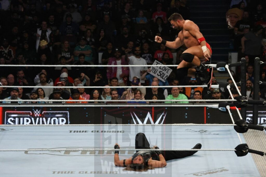 United States Championship Match: LA Knight (c) vs. Shinsuke Nakamura at WWE Survivor Series: War Games, at the Rogers Arena in Vancouver, BC, on Saturday, November 30, 2024. Photo by Mike Mastrandrea, https://www.instagram.com/mikemastrandrea_photography