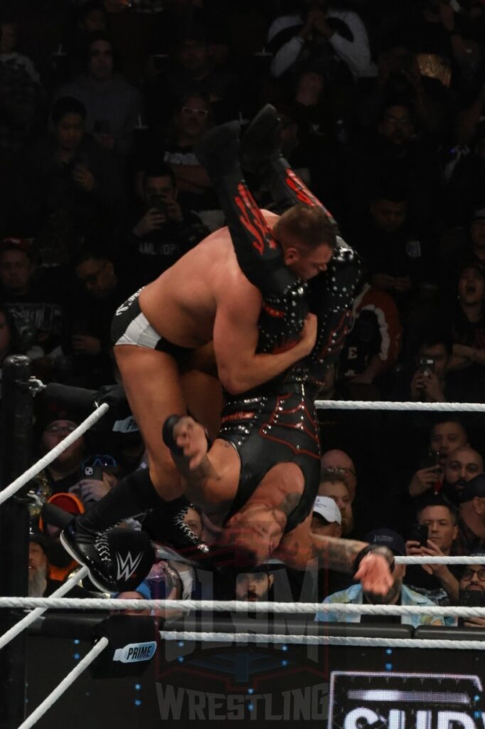 World Heavyweight Championship Match: Damian Priest vs. Gunther (c) at WWE Survivor Series: War Games, at the Rogers Arena in Vancouver, BC, on Saturday, November 30, 2024. Photo by Mike Mastrandrea, https://www.instagram.com/mikemastrandrea_photography