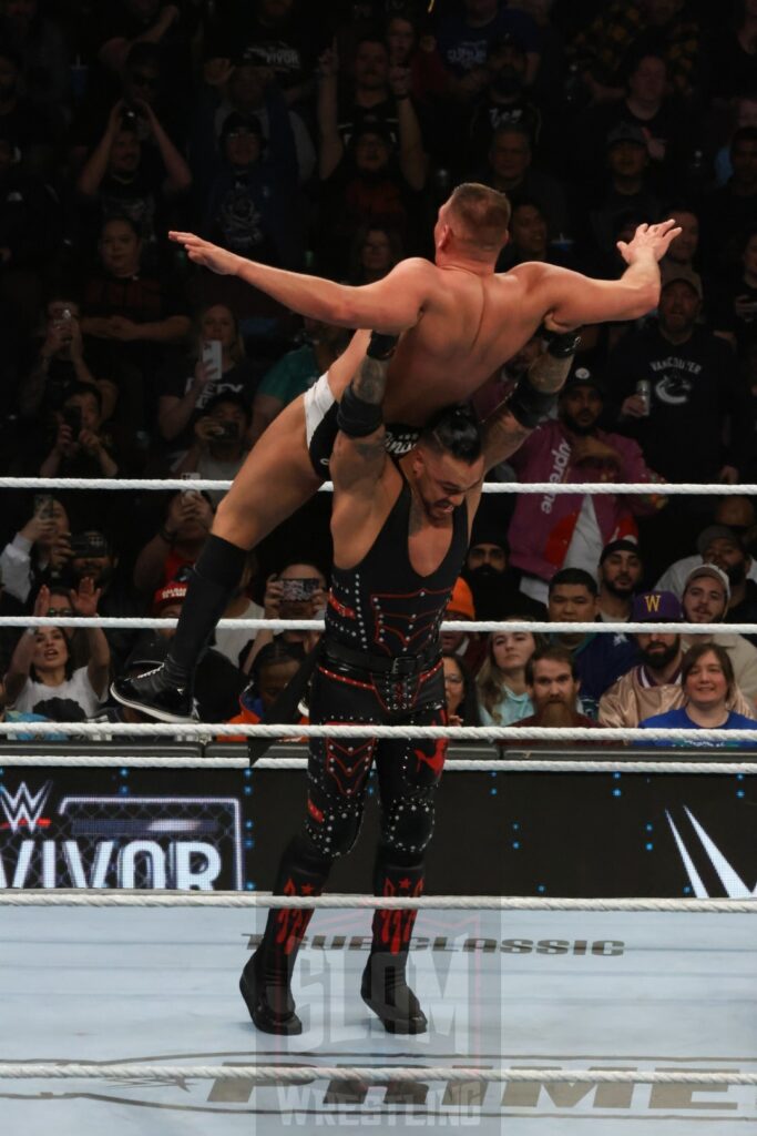 World Heavyweight Championship Match: Damian Priest vs. Gunther (c) at WWE Survivor Series: War Games, at the Rogers Arena in Vancouver, BC, on Saturday, November 30, 2024. Photo by Mike Mastrandrea, https://www.instagram.com/mikemastrandrea_photography