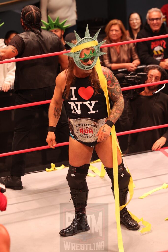 ROH World Champion Chris Jericho at Ring of Honor's Final Battle on Friday, December 20, 2024, at the Hammerstein Ballroom in New York, New York. Photo by George Tahinos, georgetahinos.smugmug.com