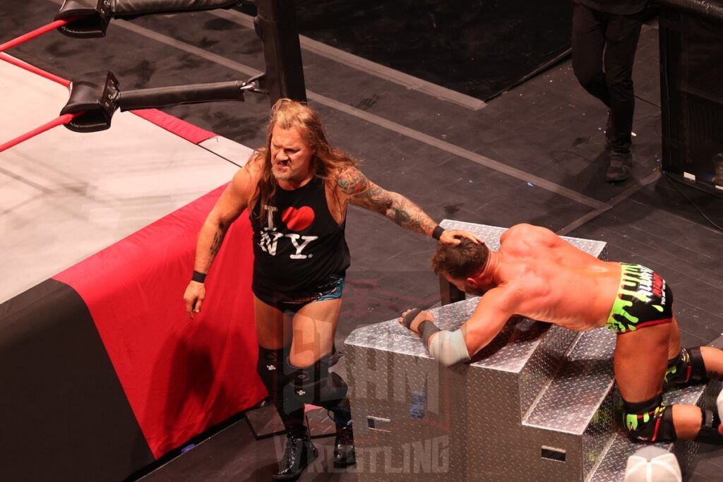 ROH World Championship Match: Chris Jericho (c) (with Bryan Keith) vs Matt Cardona at Ring of Honor's Final Battle on Friday, December 20, 2024, at the Hammerstein Ballroom in New York, New York. Photo by George Tahinos, georgetahinos.smugmug.com