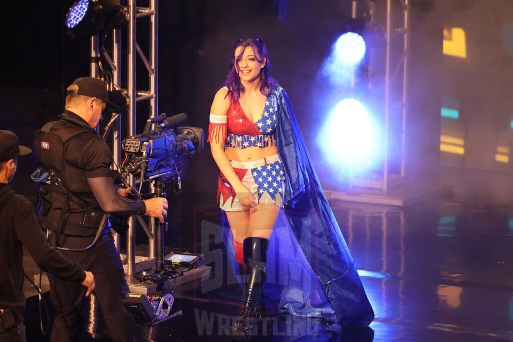 Billie Starkz at Ring of Honor's Final Battle on Friday, December 20, 2024, at the Hammerstein Ballroom in New York, New York. Photo by George Tahinos, georgetahinos.smugmug.com