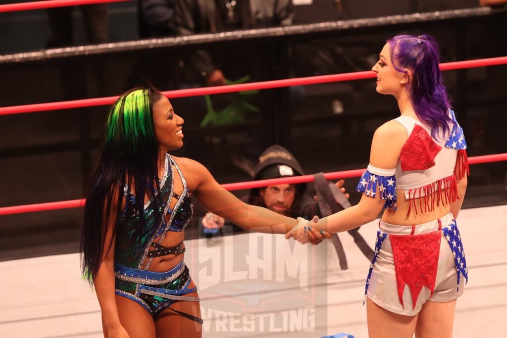 ROH World Women's Championship Match: Athena (c) vs Billie Starkz at Ring of Honor's Final Battle on Friday, December 20, 2024, at the Hammerstein Ballroom in New York, New York. Photo by George Tahinos, georgetahinos.smugmug.com