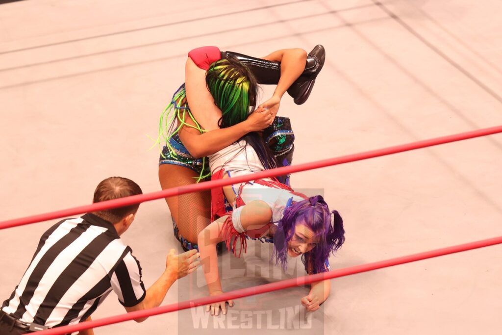 ROH World Women's Championship Match: Athena (c) vs Billie Starkz at Ring of Honor's Final Battle on Friday, December 20, 2024, at the Hammerstein Ballroom in New York, New York. Photo by George Tahinos, georgetahinos.smugmug.com