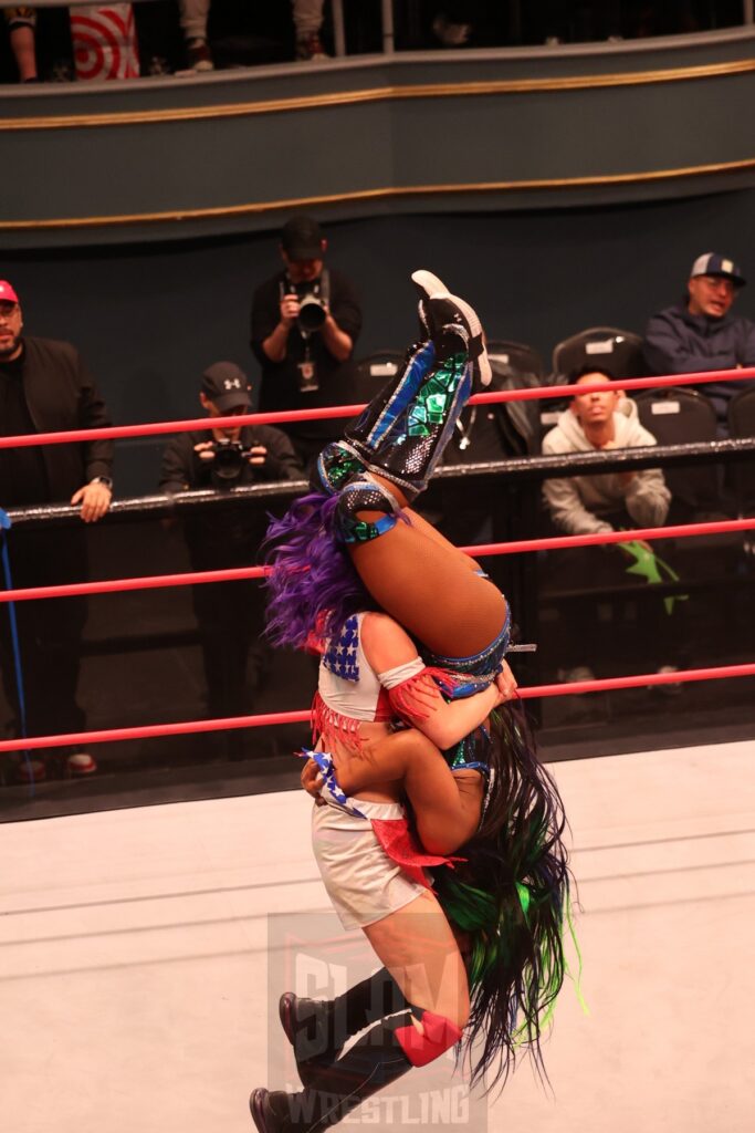 ROH World Women's Championship Match: Athena (c) vs Billie Starkz at Ring of Honor's Final Battle on Friday, December 20, 2024, at the Hammerstein Ballroom in New York, New York. Photo by George Tahinos, georgetahinos.smugmug.com