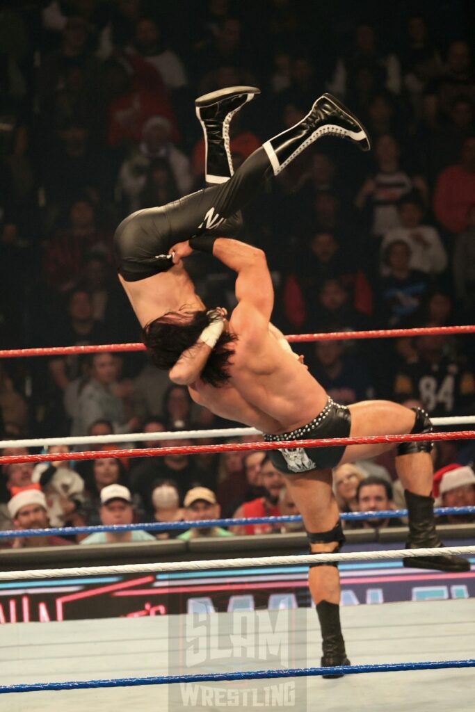 Drew McIntyre vs. Sami Zayn at WWE Saturday Night's Main Event on Saturday, December 14, 2024, at the Nassau Veterans Memorial Coliseum in Uniondale, New York. Photo by George Tahinos, georgetahinos.smugmug.com