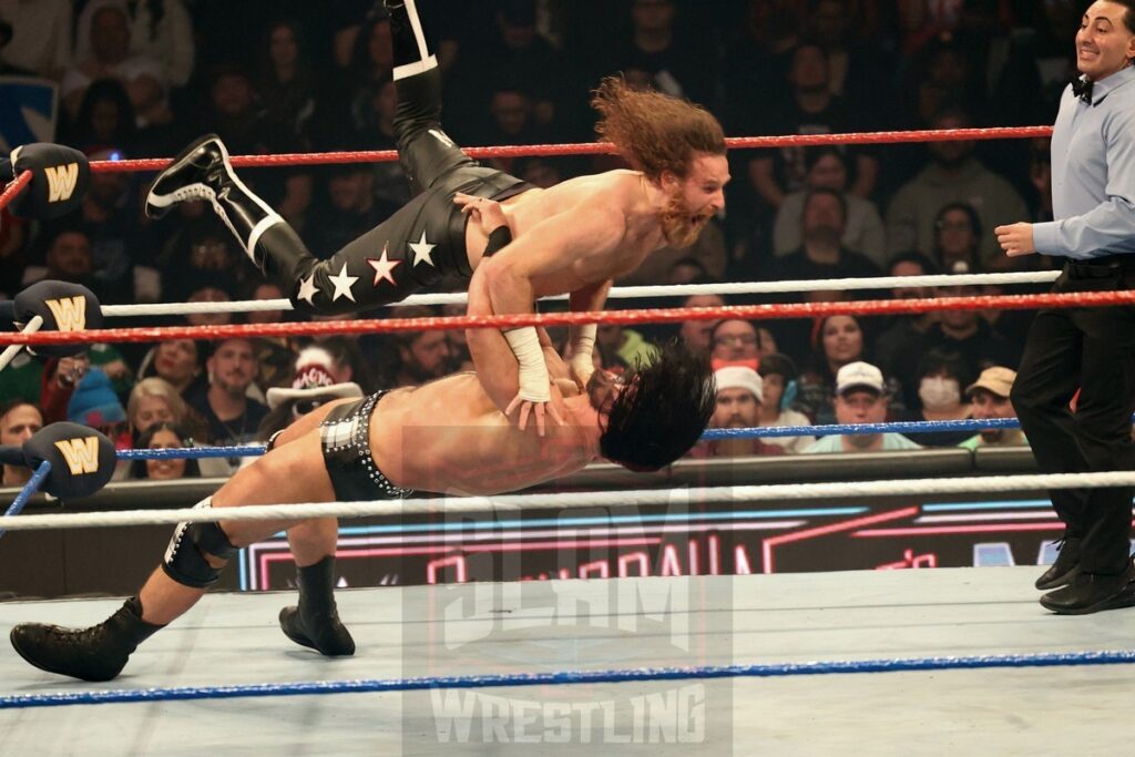 Drew McIntyre vs. Sami Zayn at WWE Saturday Night's Main Event on Saturday, December 14, 2024, at the Nassau Veterans Memorial Coliseum in Uniondale, New York. Photo by George Tahinos, georgetahinos.smugmug.com