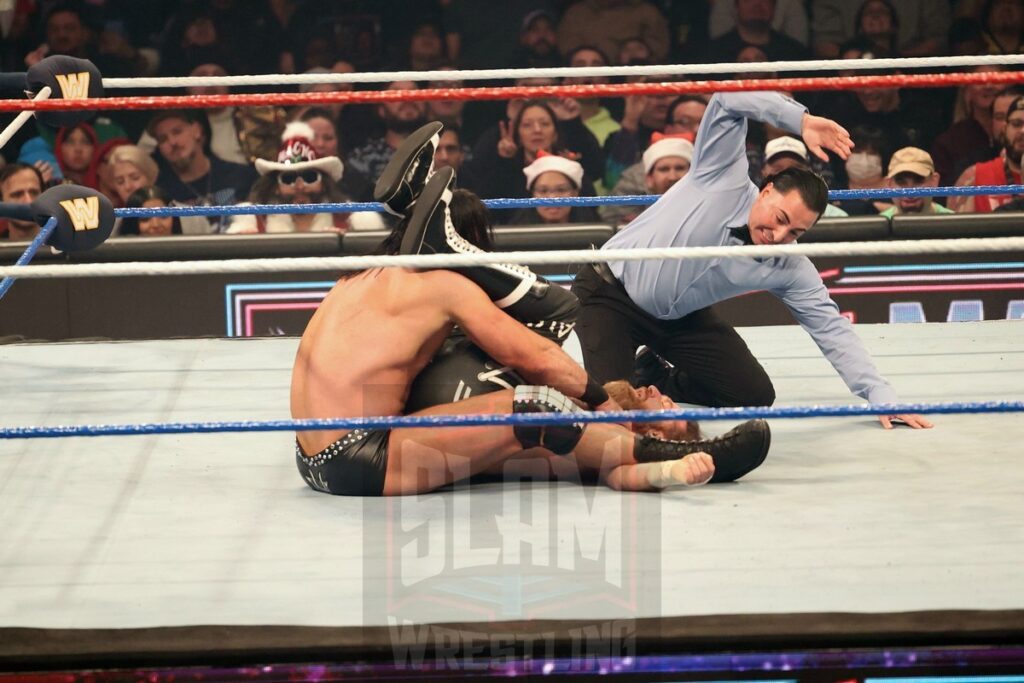 Drew McIntyre vs. Sami Zayn at WWE Saturday Night's Main Event on Saturday, December 14, 2024, at the Nassau Veterans Memorial Coliseum in Uniondale, New York. Photo by George Tahinos, georgetahinos.smugmug.com